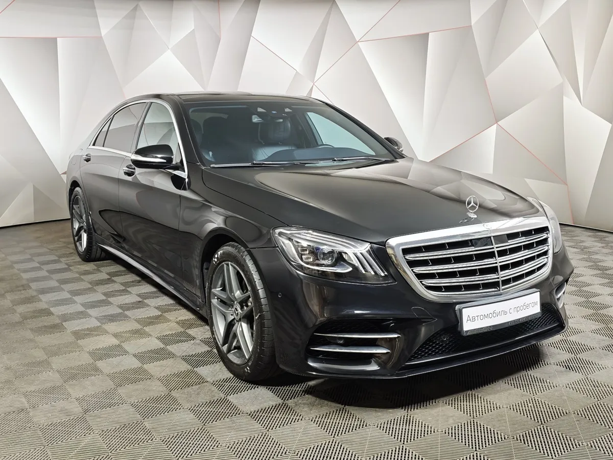 Mercedes-Benz S-Класс S 350 d 9G-Tronic 4Matic длинная база (249 л.с.) Черный в АВИЛОН. Слайд №3