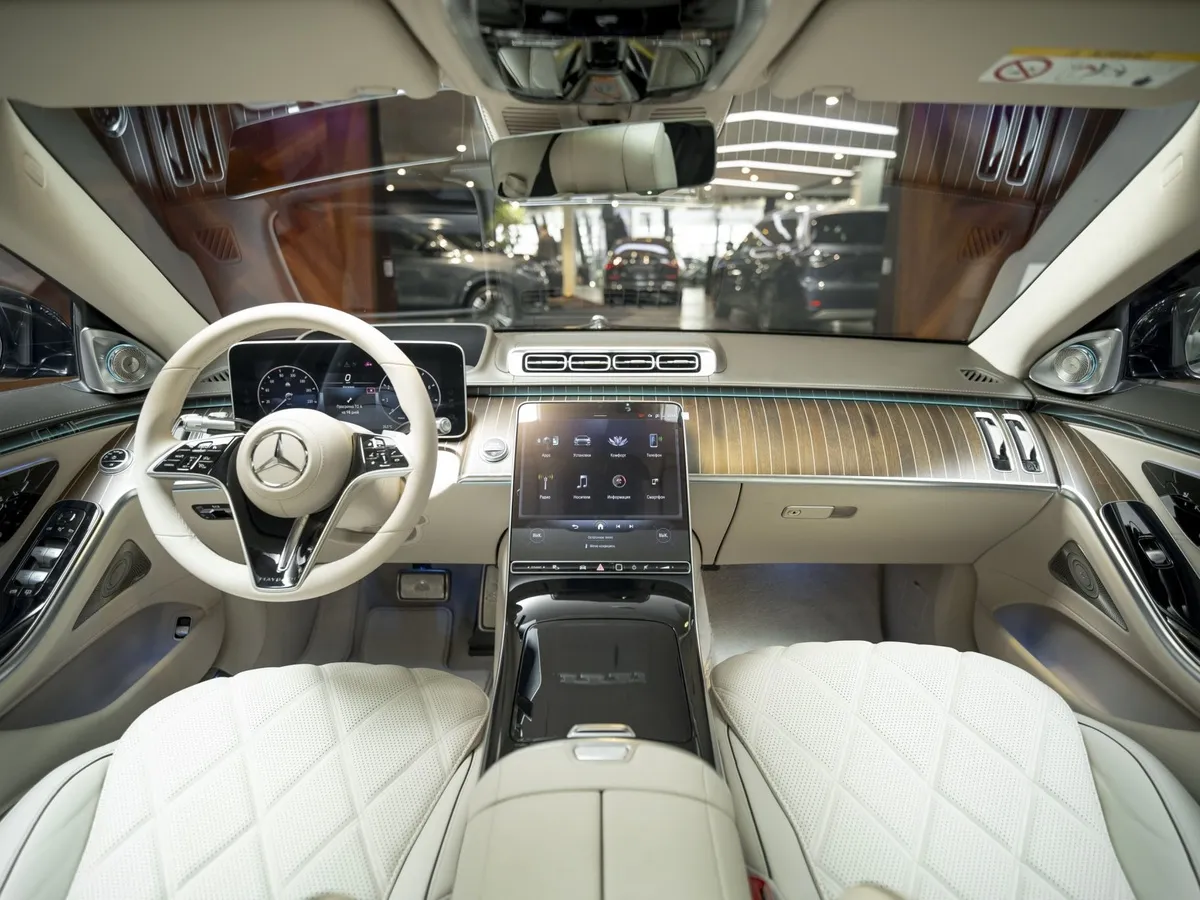 Mercedes-Benz S-Класс Maybach S 580 9G-Tronic 4Matic (503 л.с.) Черный в АВИЛОН. Слайд №10