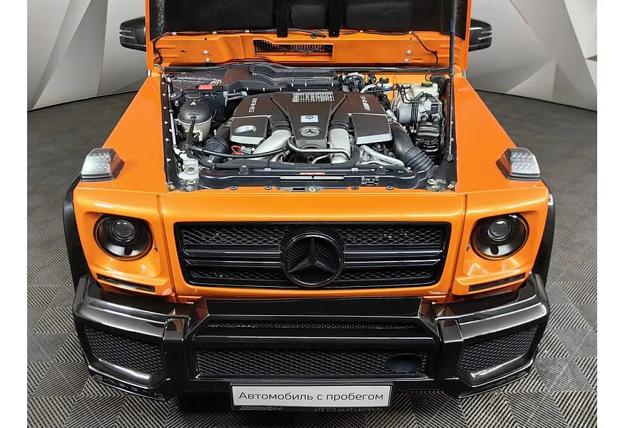 Mercedes-Benz G-Класс G 63 AMG Speedshift Plus 9G-Tronic (571 л.с.) Оранжевый в АВИЛОН. Слайд №11