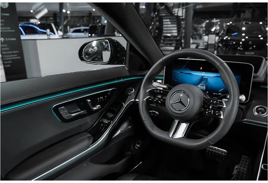 Mercedes-Benz S-Класс S 450 d 9G-TRONIC 4MATIC (330 л.с.) Черный в АВИЛОН. Слайд №13