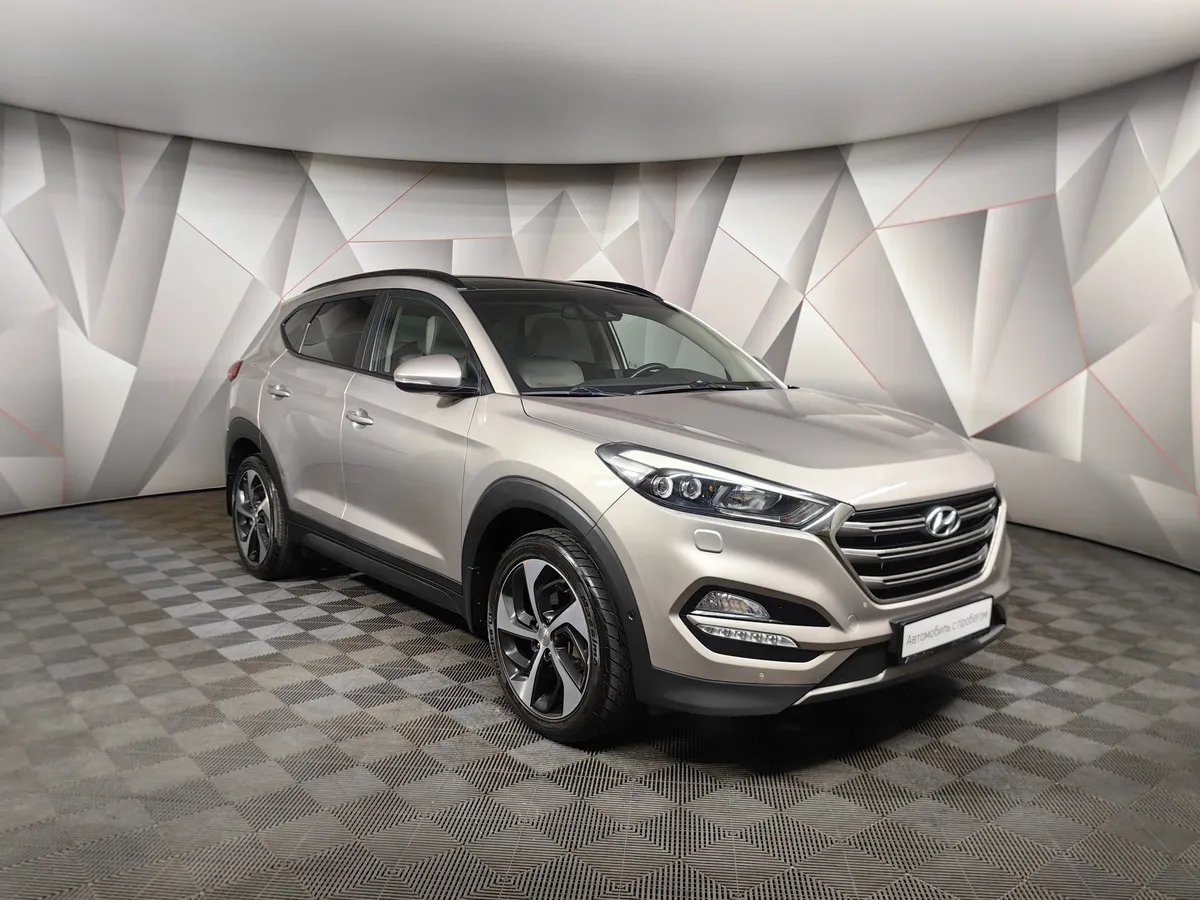 Hyundai Tucson 1.6 DCT 4WD (177 л.с.) Prime + High-tech pack Бежевый в АВИЛОН. Слайд №3