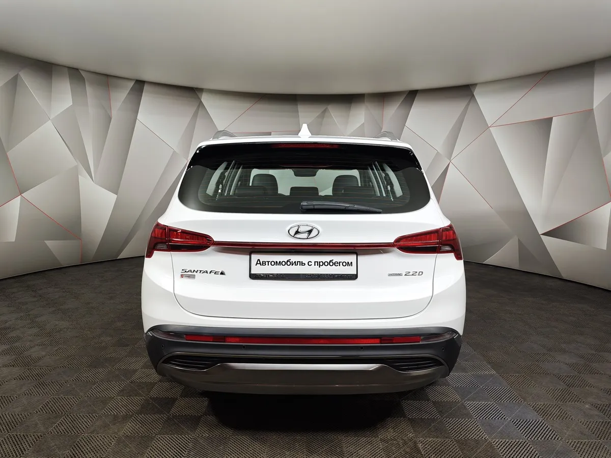Hyundai Santa Fe 2.2 CRDi AWD 8AT (200 л.с.) Lifestyle Белый в АВИЛОН. Слайд №8