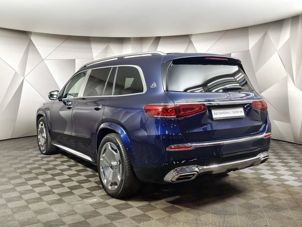 Mercedes-Benz GLS 600 9G-Tronic 4Matic (558 л.с.) Синий в АВИЛОН. Слайд №4