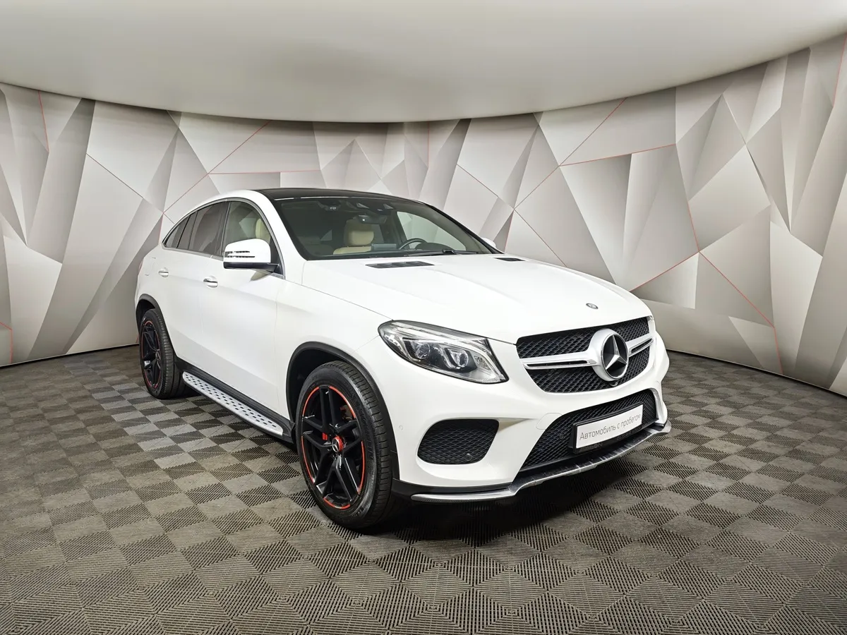 Mercedes-Benz GLE Купе 350 d 4MATIC 9G-TRONIC (249 л.с.) Особая серия Белый в АВИЛОН. Слайд №3
