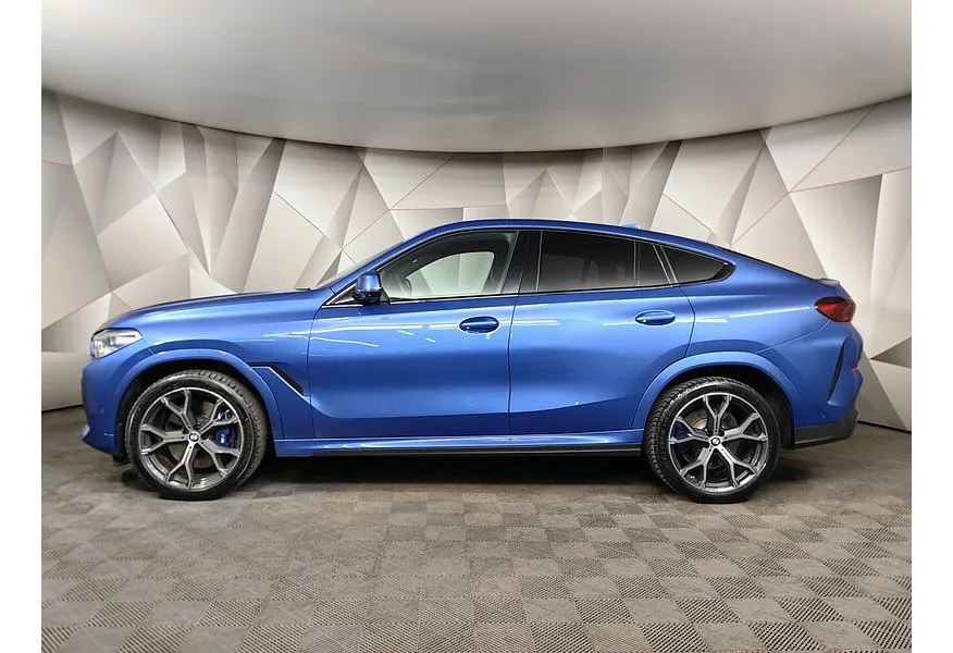 BMW X6 3.0 AT xDrive30d (249 л.с.) M Sport Pro Синий в АВИЛОН. Слайд №5