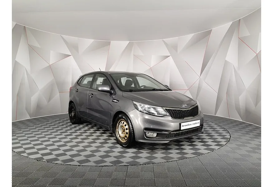 Kia Rio 1.6 AT (123 л.с.) Luxe Серый в АВИЛОН. Слайд №3