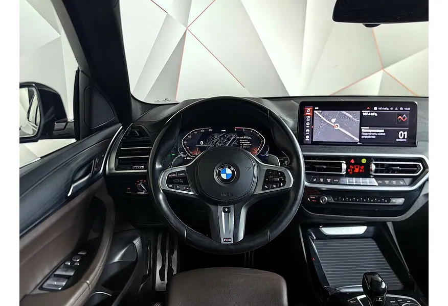 BMW X3 xDrive30d AT (249 л.с.) M Sport Plus Черный в АВИЛОН. Слайд №15