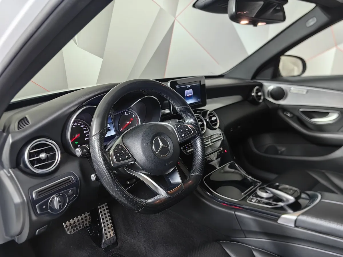 Mercedes-Benz C-Класс C 200 9G-TRONIC 4MATIC (184 л.с.) Особая серия Белый в АВИЛОН. Слайд №19