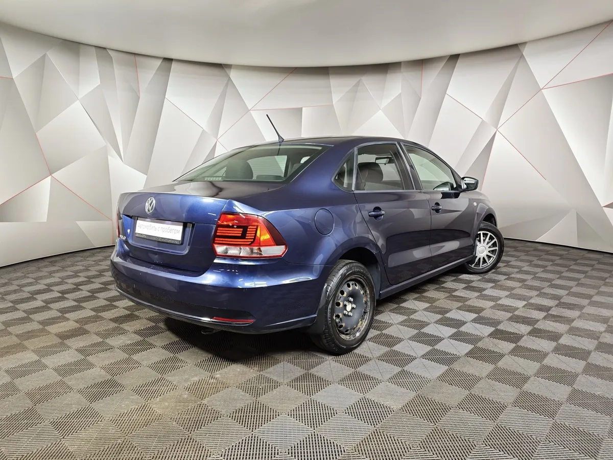 Volkswagen Polo 1.6 MPI AT (110 л.с.) Comfortline Синий в АВИЛОН. Слайд №2