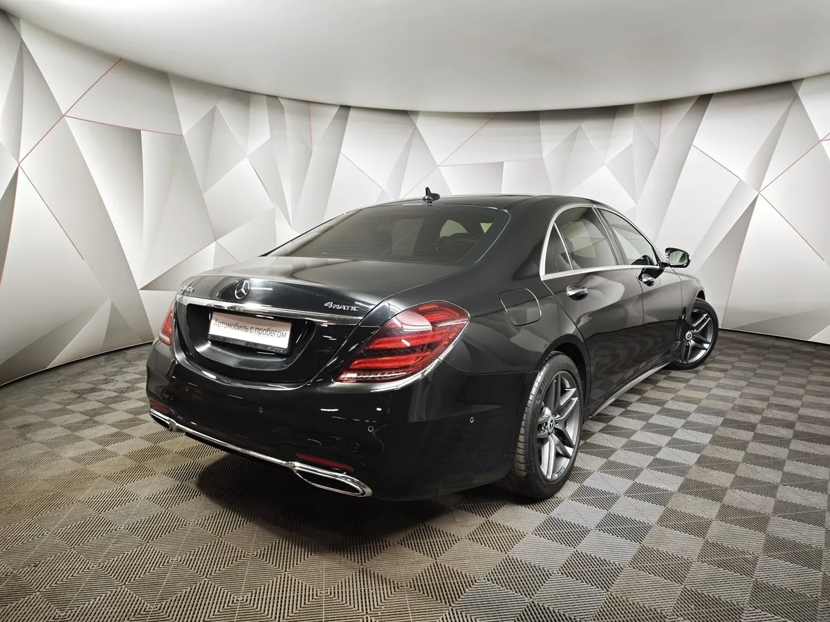 Mercedes-Benz S-Класс S 350 d 9G-Tronic 4Matic длинная база (249 л.с.) Черный в АВИЛОН. Слайд №2