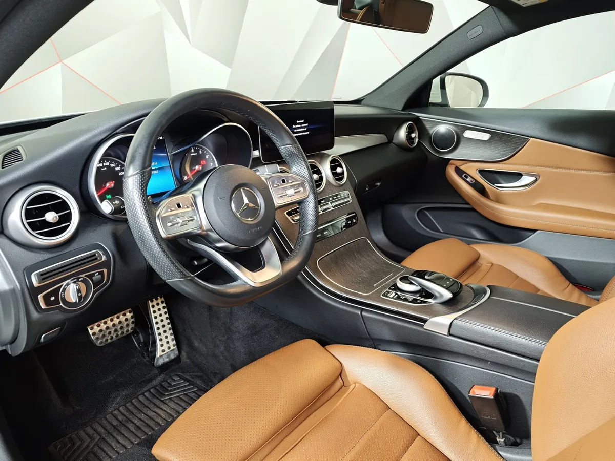 Mercedes-Benz C-Класс C 200 9G-TRONIC 4MATIC (190 л.с.) Sport Белый в АВИЛОН. Слайд №16