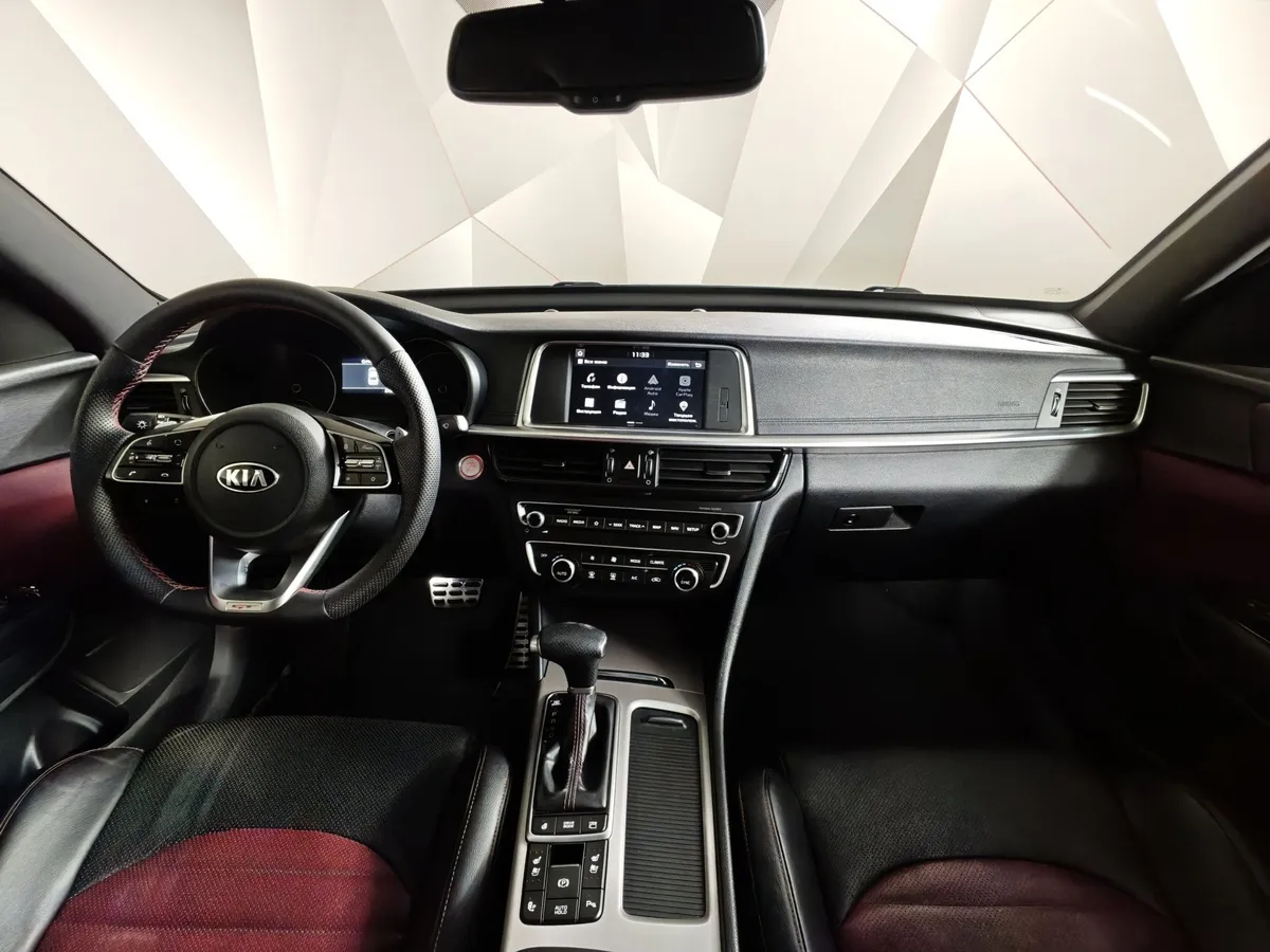 Kia Optima 2.0 T AT (245 л.с.) Черный в АВИЛОН. Слайд №14