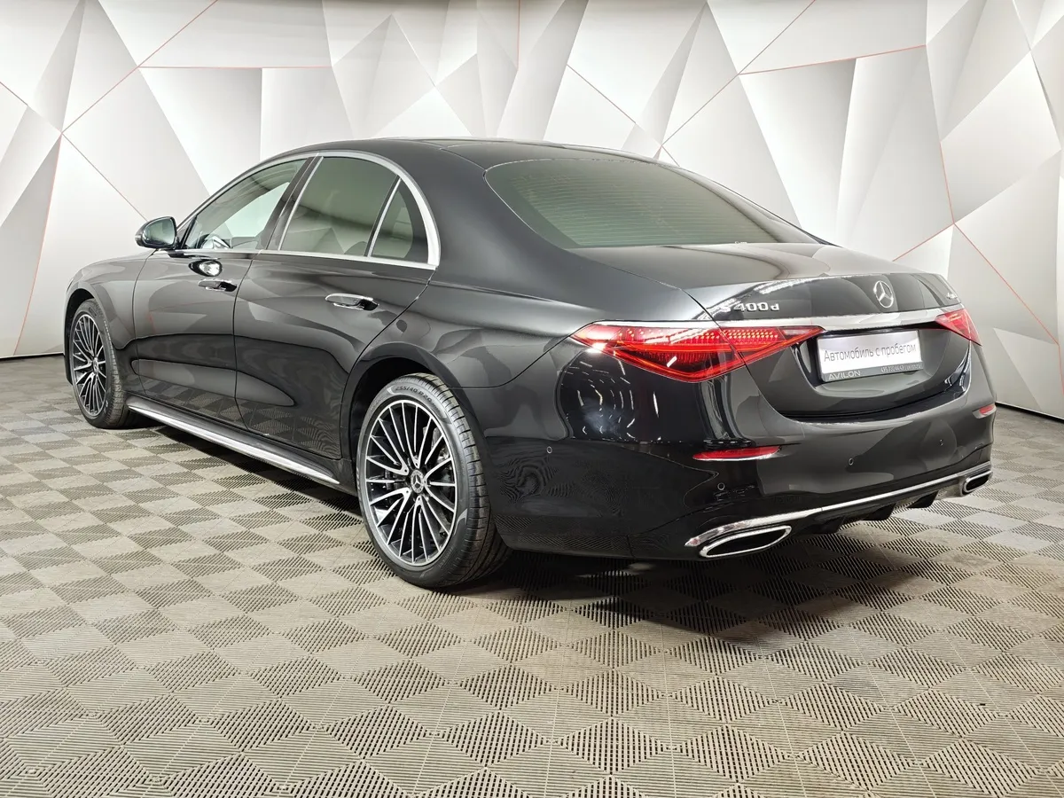 Mercedes-Benz S-Класс S 450 d 9G-TRONIC 4MATIC (330 л.с.) Черный в АВИЛОН. Слайд №4