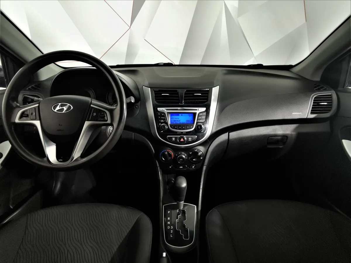 Hyundai Solaris 1.6 AT (123 л.с.) Optima Синий в АВИЛОН. Слайд №12