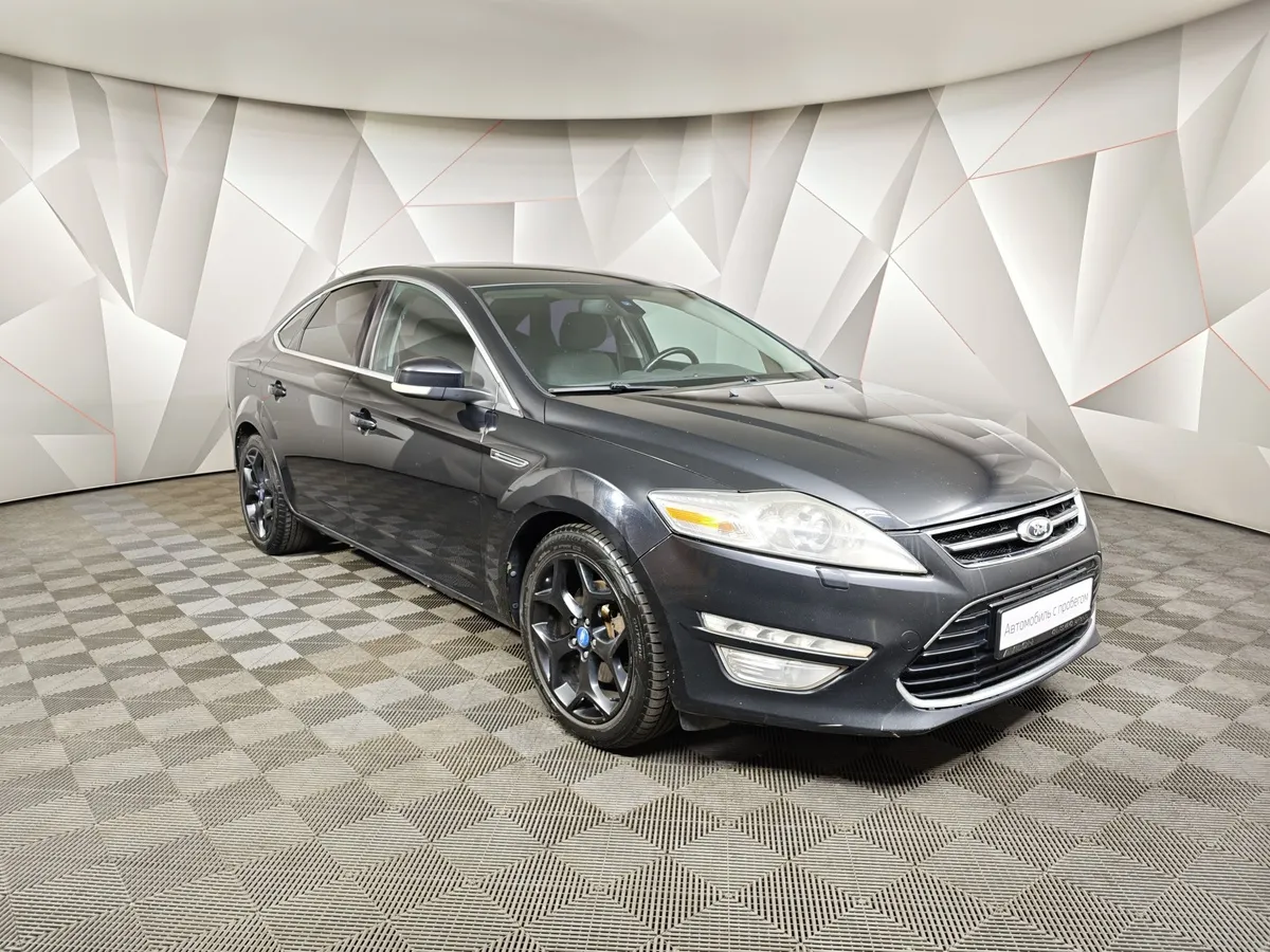 Ford Mondeo 2.0 EcoBoost PowerShift (200 л.с.) Titanium Черный в АВИЛОН. Слайд №3