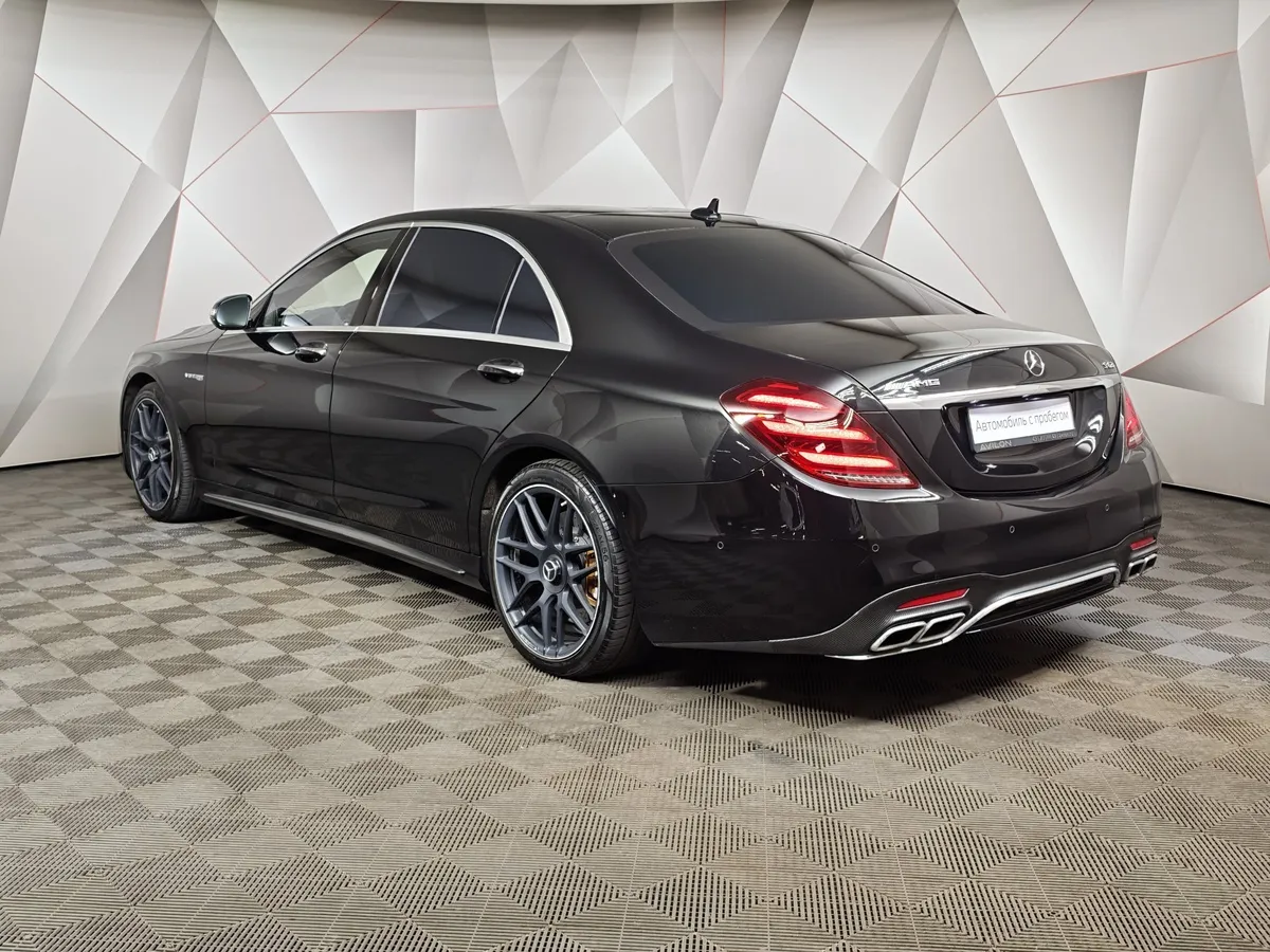 Mercedes-Benz S-Класс S 63 AMG 4Matic Speedshift Plus 7G-Tronic длинная база (585 л.с.) Черный в АВИЛОН. Слайд №4