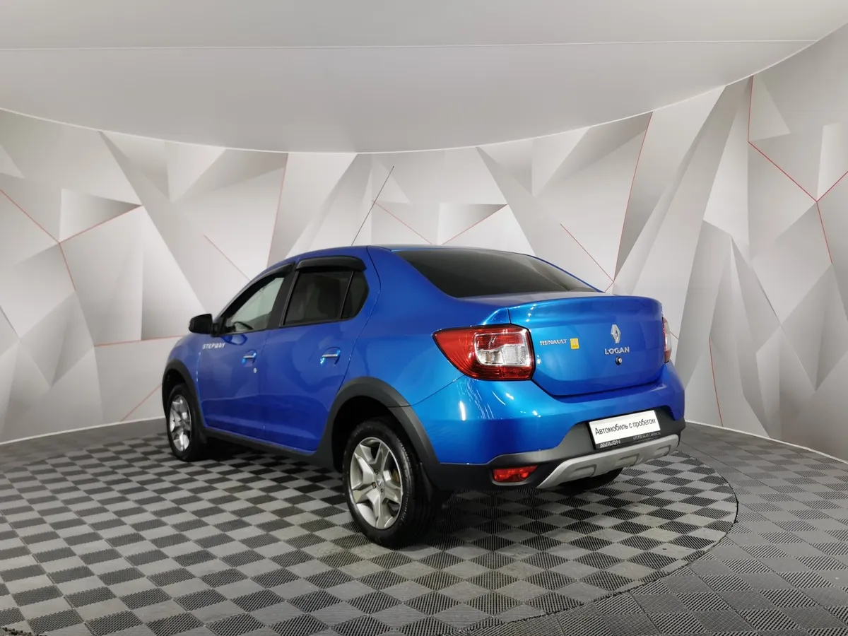 Renault Logan 1.6 AT FWD (102 л.с.) Синий в АВИЛОН. Слайд №4