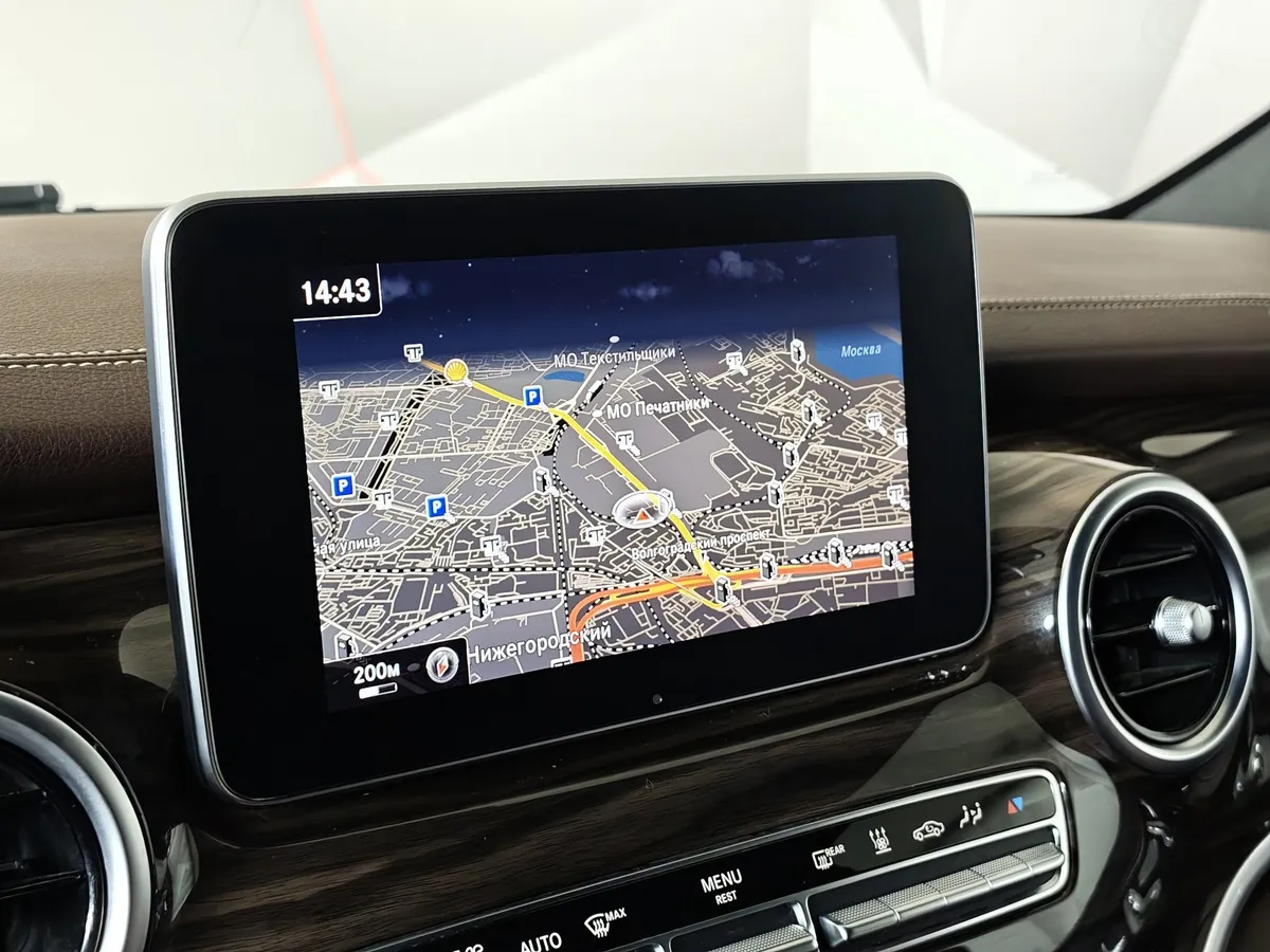 Mercedes-Benz V-Класс V 250 d AT L2 (190 л.с.) AVANTGARDE Черный в АВИЛОН. Слайд №22