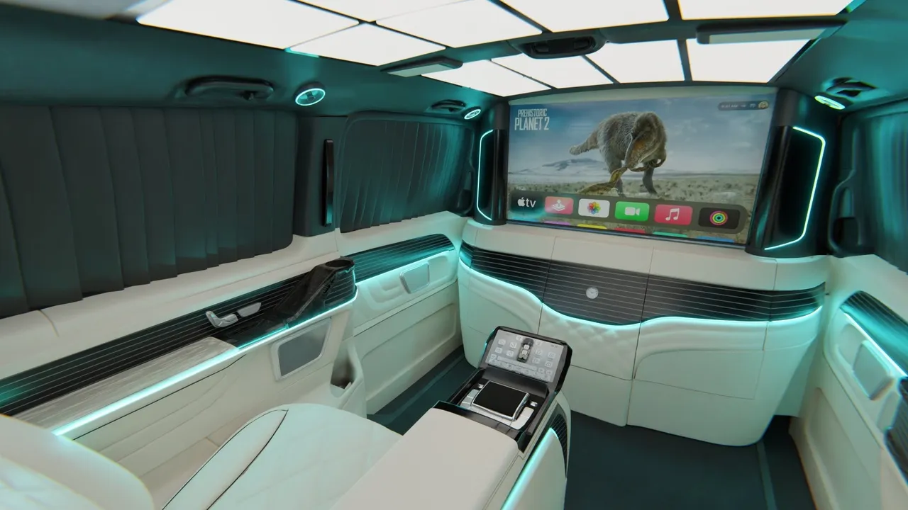 Mercedes-Benz V-Класс V 300 d L3 4MATIC 9G-TRONIC (237 л.с.) Exclusive Черный в АВИЛОН. Слайд №9