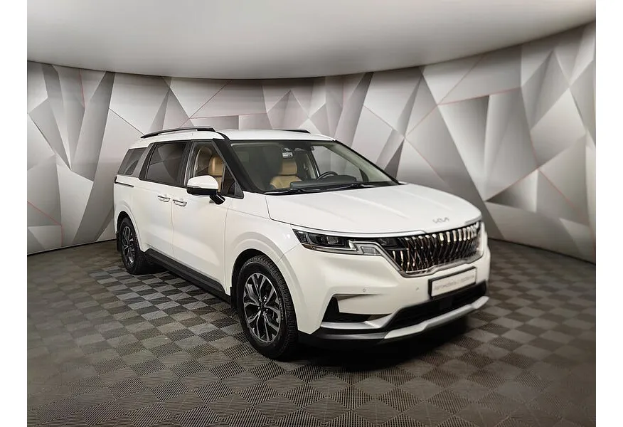 Kia Carnival 2.2 AT (199 л.с.) Premium Plus Белый в АВИЛОН. Слайд №3