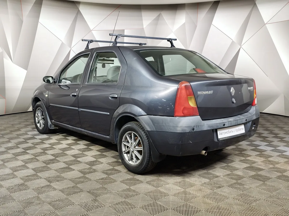 Renault Logan 1.6 MT (87 л.с.) Серый в АВИЛОН. Слайд №4
