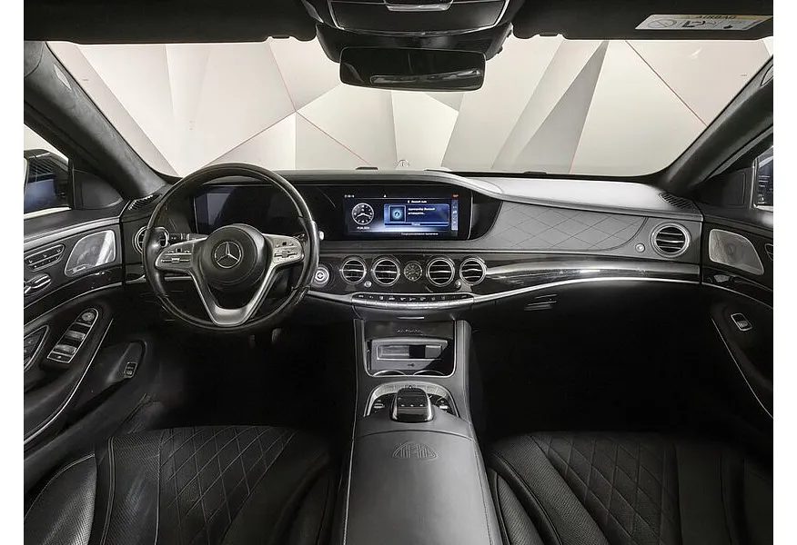 Mercedes-Benz S-Класс S 450 9G-Tronic 4Matic (367 л.с.) Черный в АВИЛОН. Слайд №14