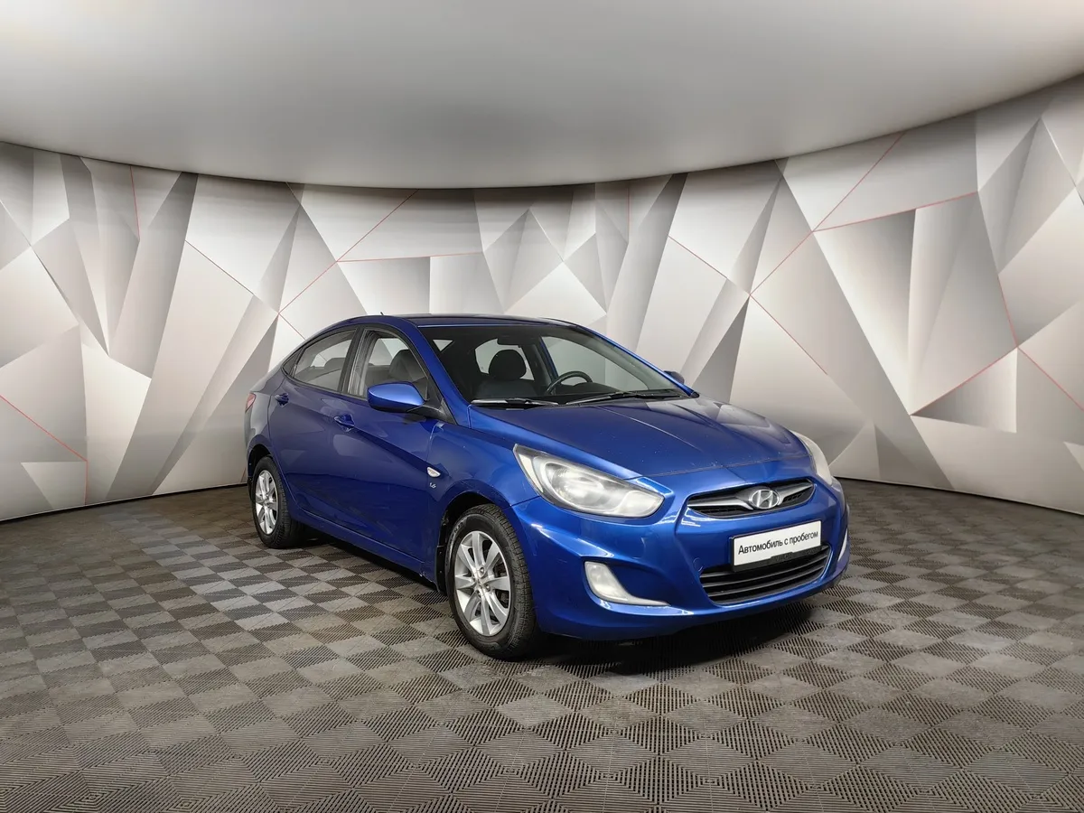 Hyundai Solaris 1.6 AT (123 л.с.) Comfort Синий в АВИЛОН. Слайд №3