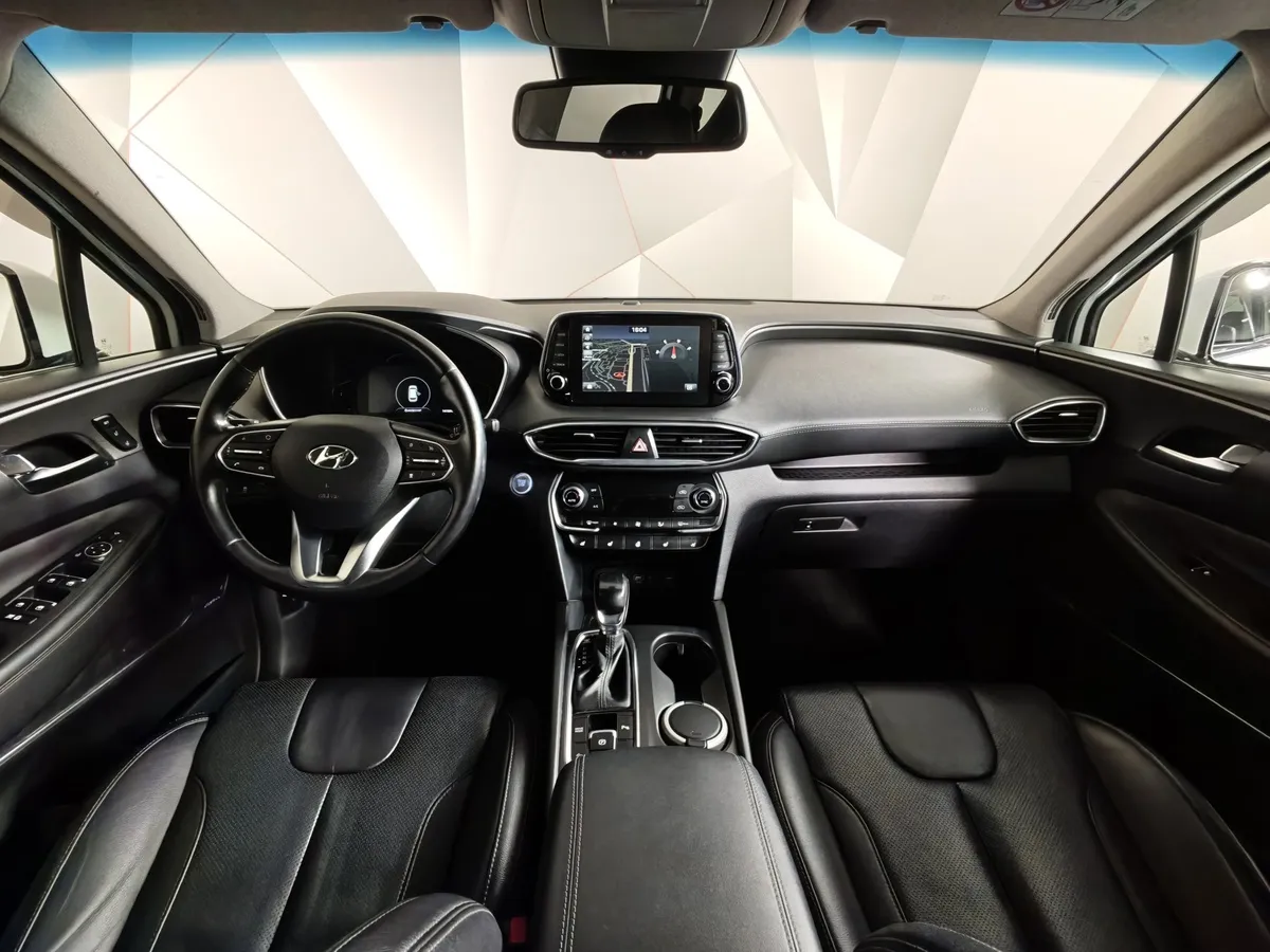 Hyundai Santa Fe 2.4 (188 л.с.) - 6AT Premier Белый в АВИЛОН. Слайд №14