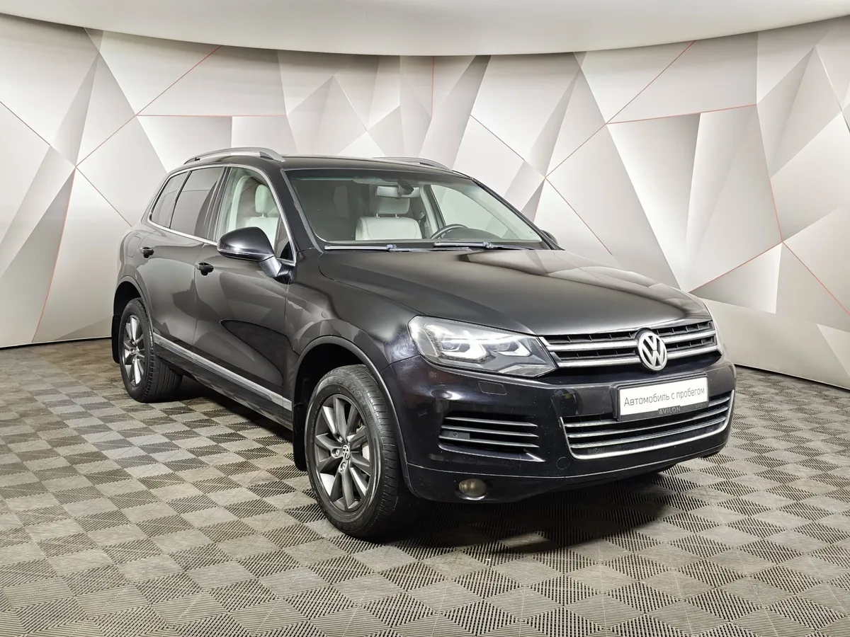Volkswagen Touareg 3.6 FSI Tiptronic 4Motion (249 л.с.) V6 FSI Черный в АВИЛОН. Слайд №3