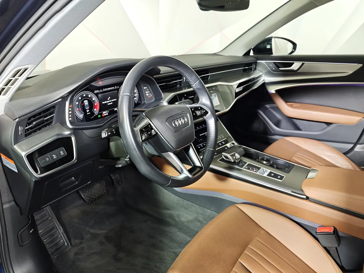 Audi A6 2.0 TFSI S Tronic quattro (252 л.с.) Design Синий в АВИЛОН. Слайд №19