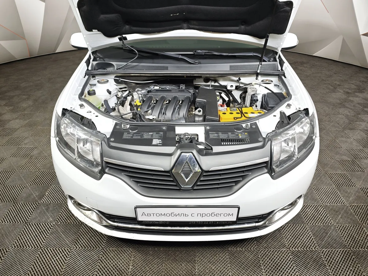Renault Logan 1.6 MT (102 л.с.) Белый в АВИЛОН. Слайд №11