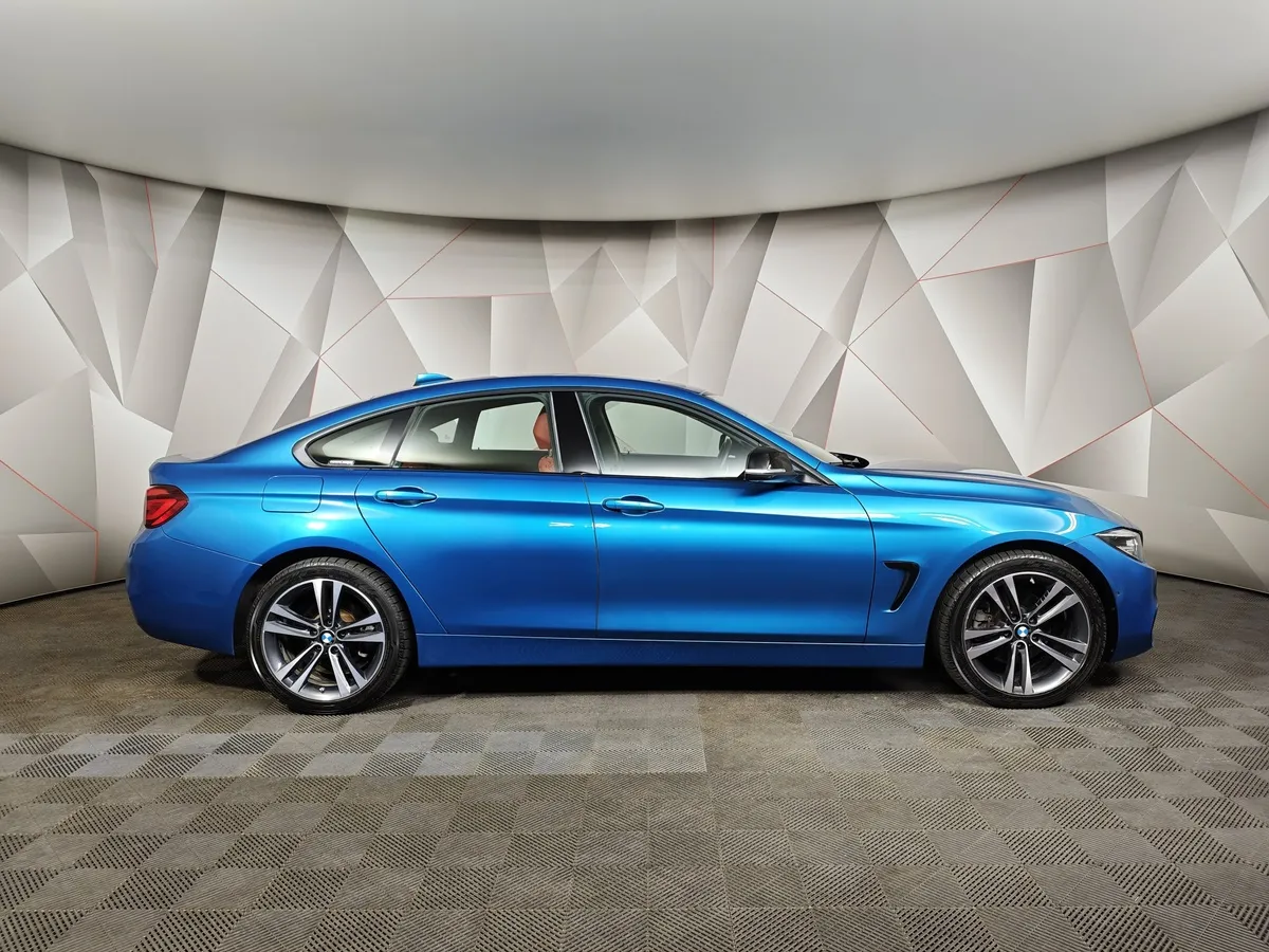 BMW 4 серия 420d xDrive AT (190 л.с.) Luxury Line Синий в АВИЛОН. Слайд №6