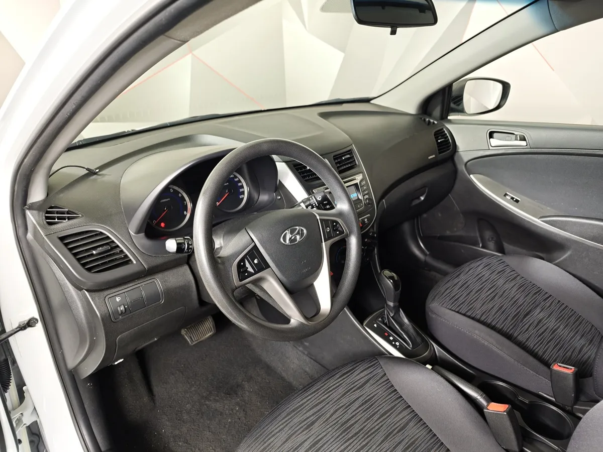 Hyundai Solaris 1.6 AT (123 л.с.) Active Plus Белый в АВИЛОН. Слайд №16