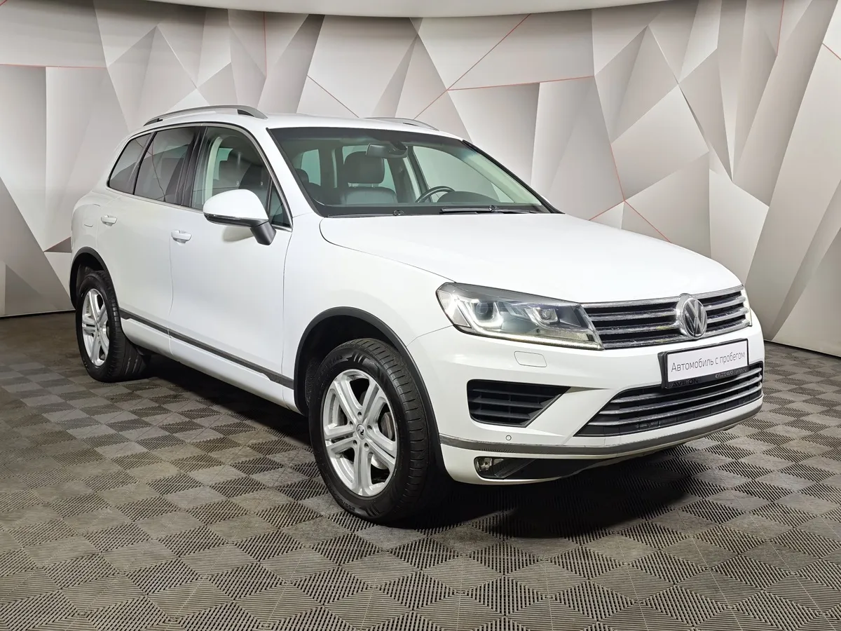 Volkswagen Touareg 3.6 FSI Tiptronic 4Motion (249 л.с.) V6 FSI Белый в АВИЛОН. Слайд №3