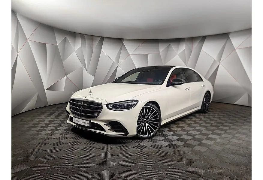 АВИЛОН - Mercedes-Benz S-Класс S 400 d 9G-Tronic 4Matic (330 л.с.) Premium Белый - slide 0