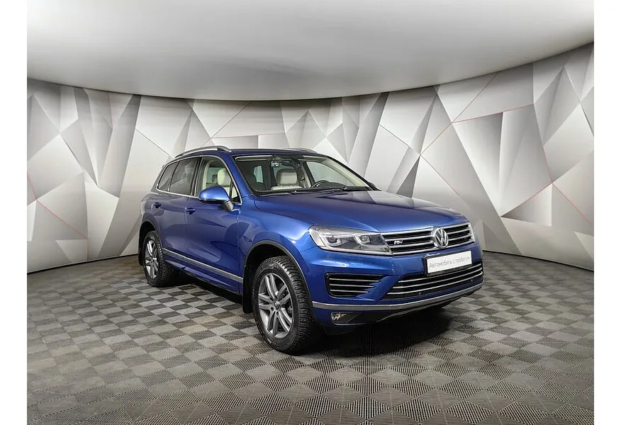Volkswagen Touareg 3.0 TDI Tiptronic 4Motion (204 л.с.) Синий в АВИЛОН. Слайд №3
