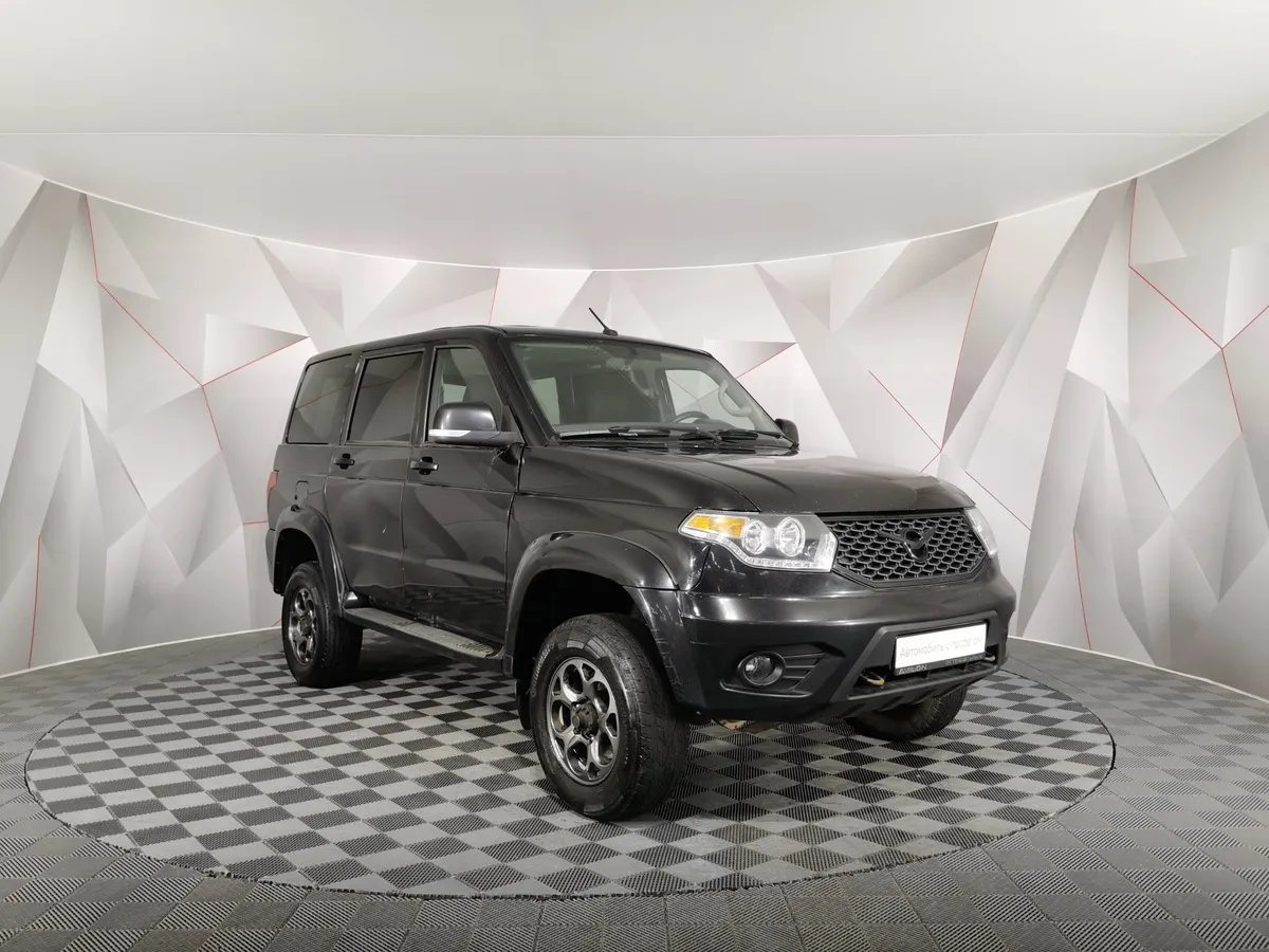 УАЗ Patriot 2.7 AT 4WD (150 л.с.) Оптимум Черный в АВИЛОН. Слайд №3
