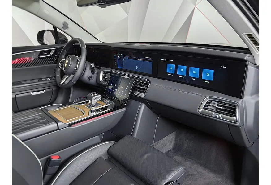 Hongqi E-HS9 AT 4WD (422 л.с.) Бизнес Черный в АВИЛОН. Слайд №11