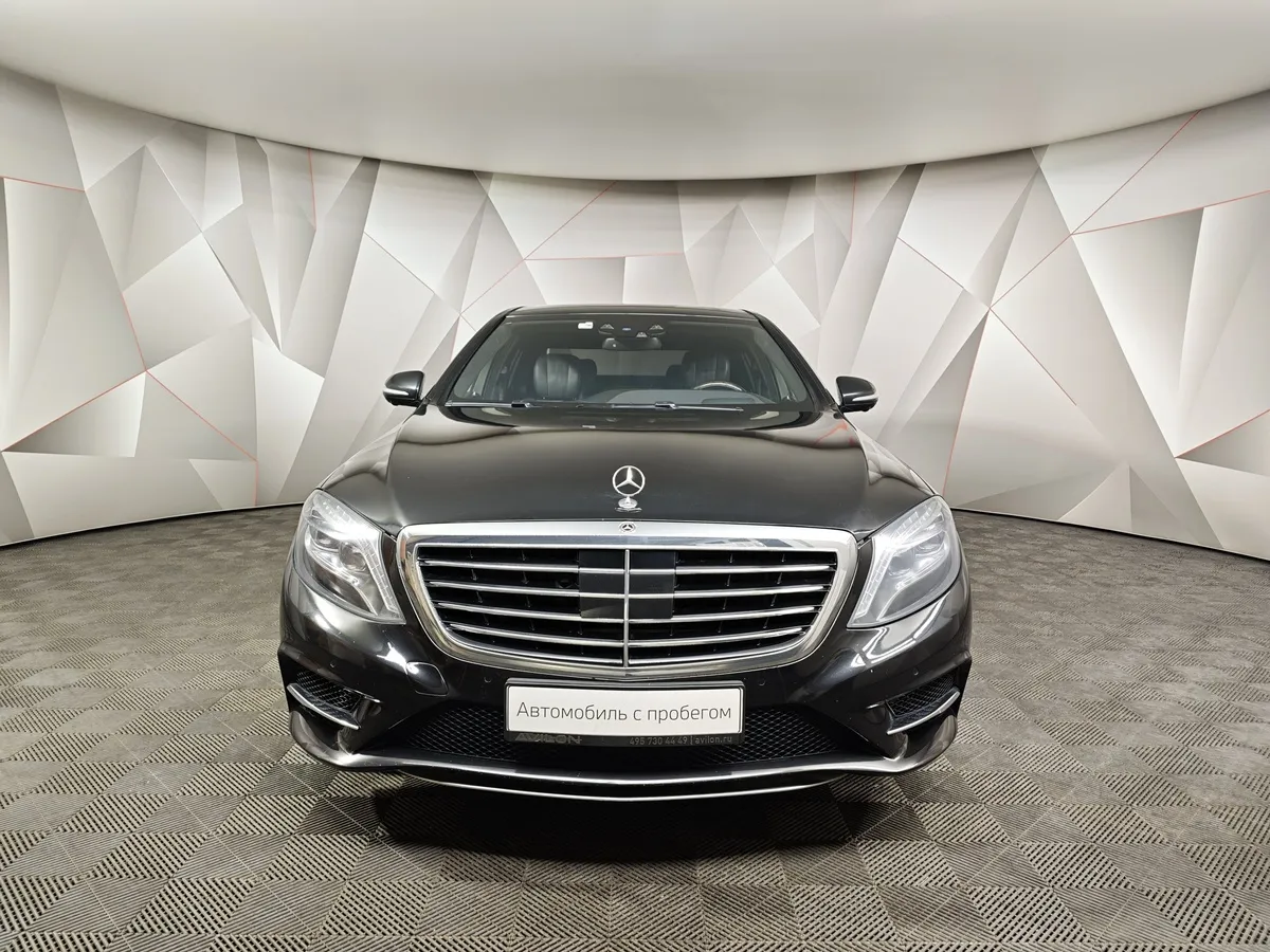 Mercedes-Benz S-Класс S 500 7G-Tronic Plus 4Matic длинная база (455 л.с.) Черный в АВИЛОН. Слайд №7