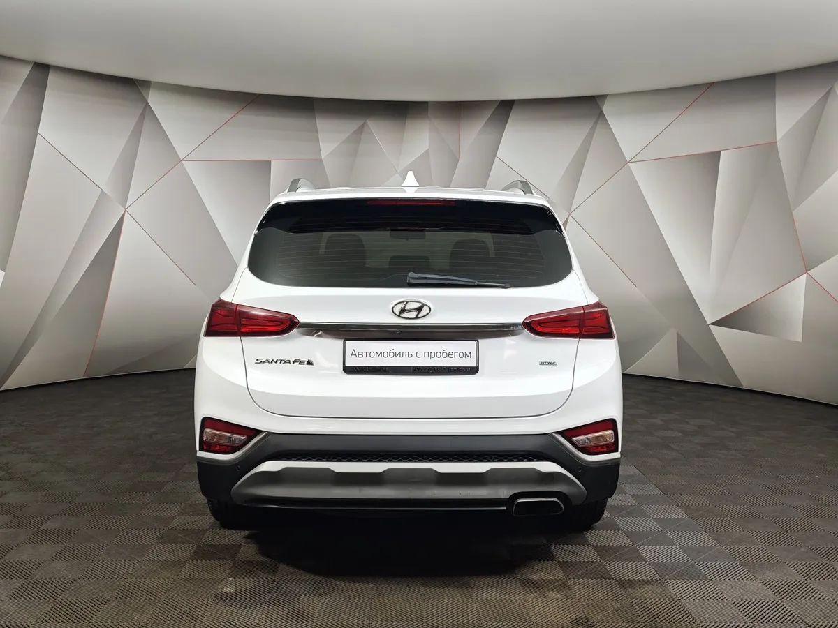 Hyundai Santa Fe 2.4 (188 л.с.) - 6AT Lifestyle + Smart Sense Белый в АВИЛОН. Слайд №8