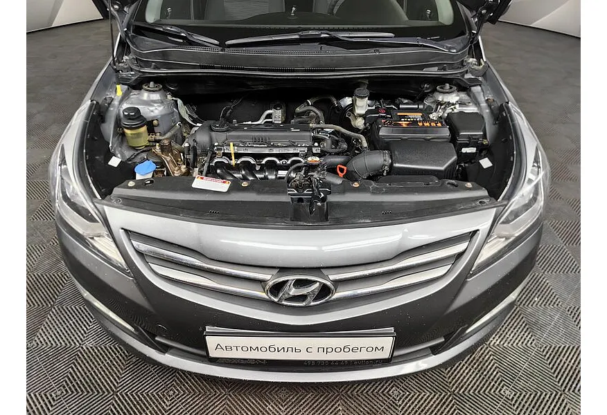 Hyundai Solaris 1.4 AT (107 л.с.) Comfort Серый в АВИЛОН. Слайд №11