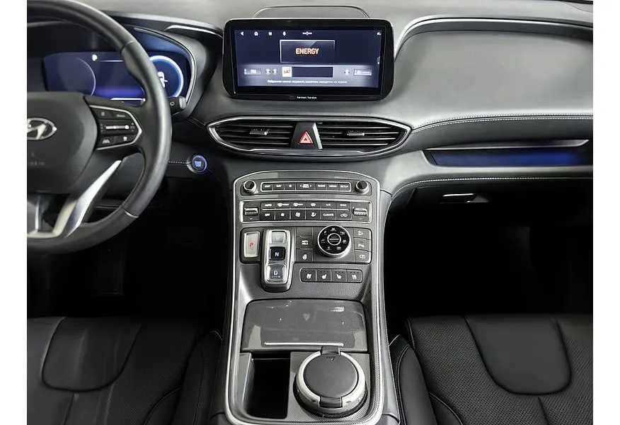 Hyundai Santa Fe 2.2 CRDi AWD 8AT (200 л.с.) High-Tech Белый в АВИЛОН. Слайд №15