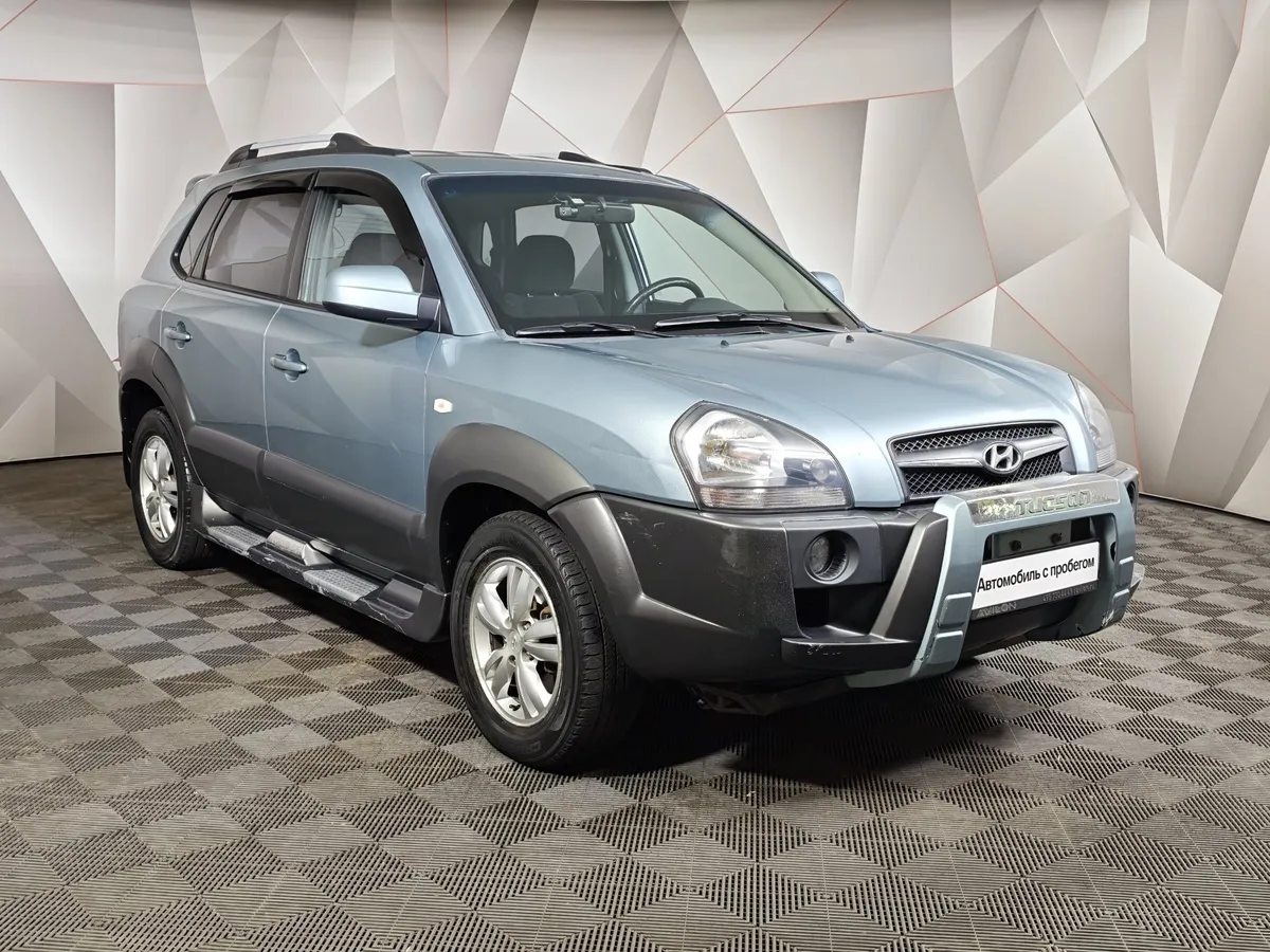 Hyundai Tucson 2.0 CRDI AT 2WD (112 л.с.) Голубой в АВИЛОН. Слайд №3