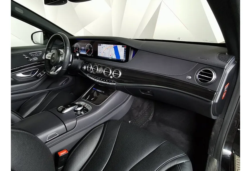 Mercedes-Benz S-Класс S 350 d 9G-Tronic 4Matic длинная база (249 л.с.) Черный в АВИЛОН. Слайд №13