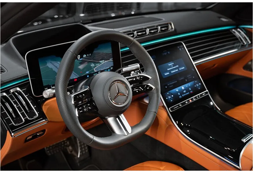 Mercedes-Benz S-Класс S 450 d 9G-TRONIC 4MATIC (330 л.с.) Черный в АВИЛОН. Слайд №10