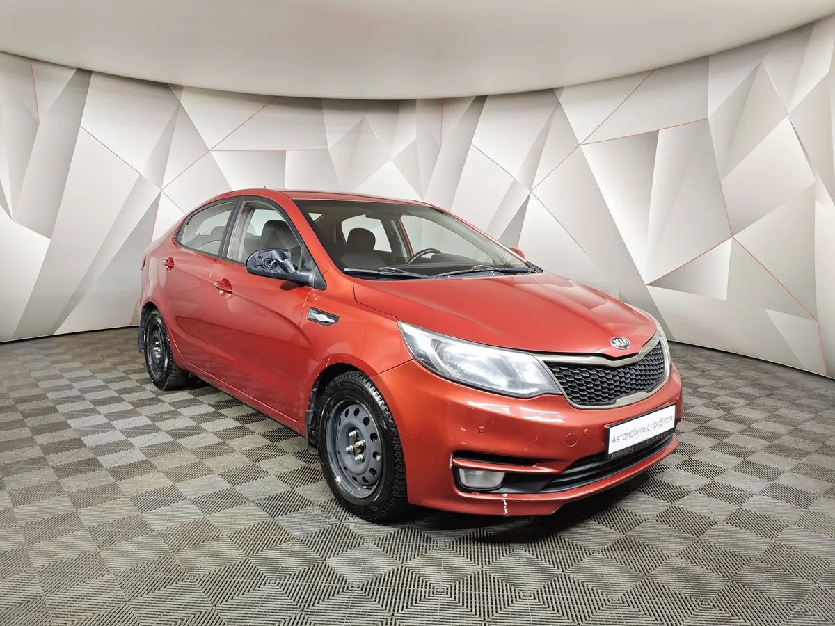 Kia Rio 1.6 AT (123 л.с.) Красный в АВИЛОН. Слайд №3