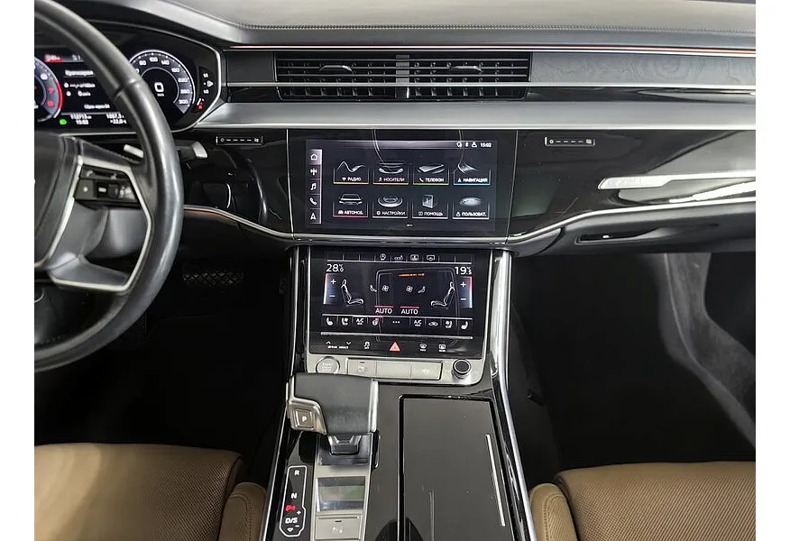 Audi A8 3.0 TFSI L tiptronic quattro (340 л.с.) Черный в АВИЛОН. Слайд №15
