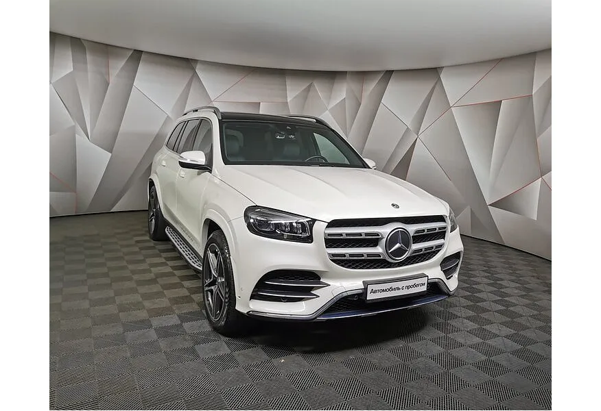 Mercedes-Benz GLS 400 d 9G-TRONIC 4Matic (330 л.с.) Белый в АВИЛОН. Слайд №3