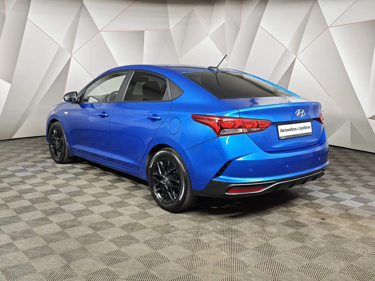 Hyundai Solaris 1.6 MT (123 л.с.) Active Plus Синий в АВИЛОН. Слайд №4