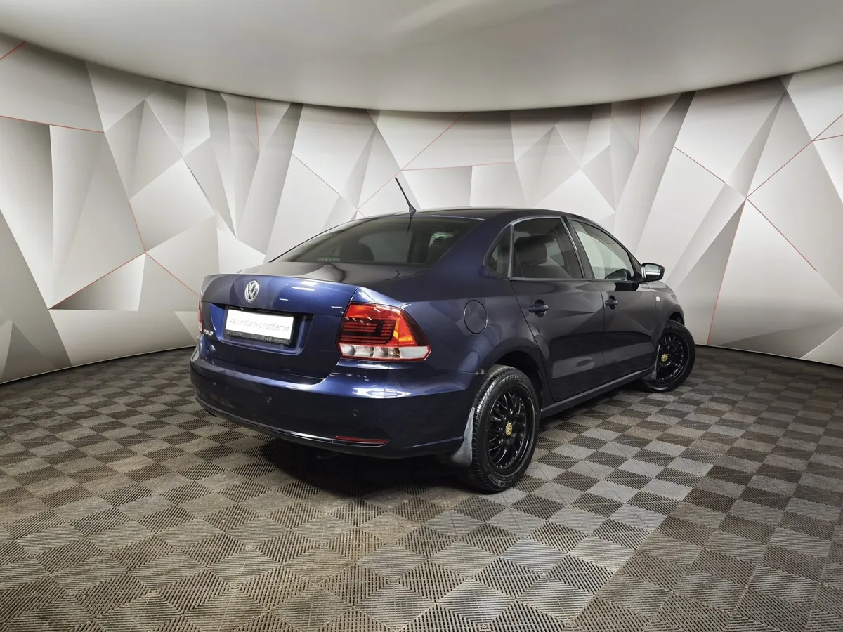 Volkswagen Polo 1.6 Tiptronic (105 л.с.) Comfortline Синий в АВИЛОН. Слайд №2